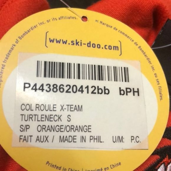 Orange Long Sleeve Men's Shirt - Picture 5 of 7